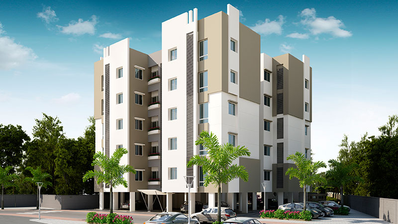 CR/2427A 3 BHK Flat For Sale in Atladara, Vadodara.